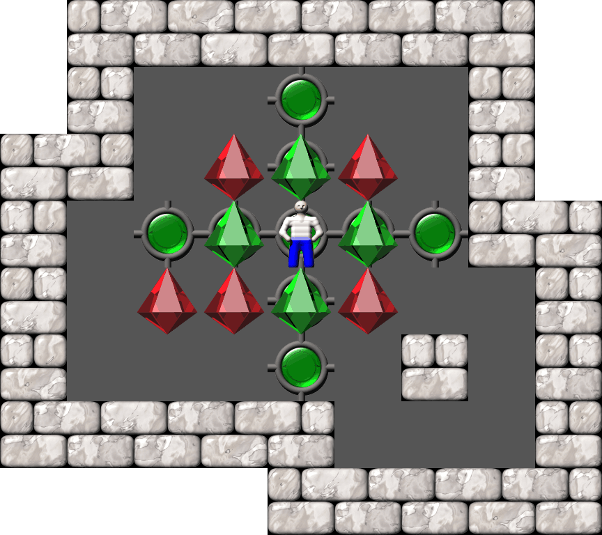 Sokoban Thinking Rabbit Arranged level 409